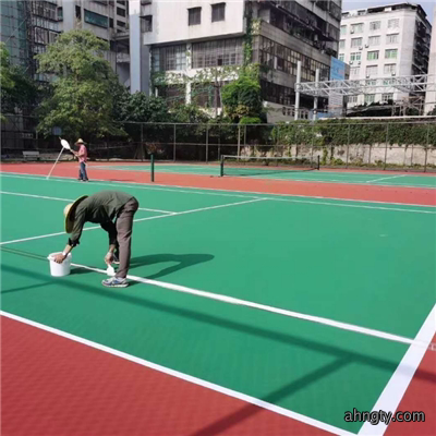 篮球场施工