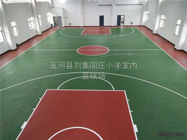五河县刘集周庄小学室内篮球场