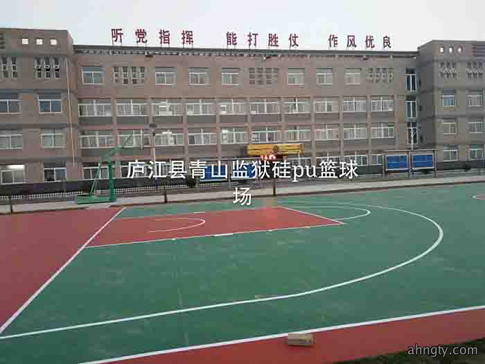 庐江县青山监狱硅pu篮球场
