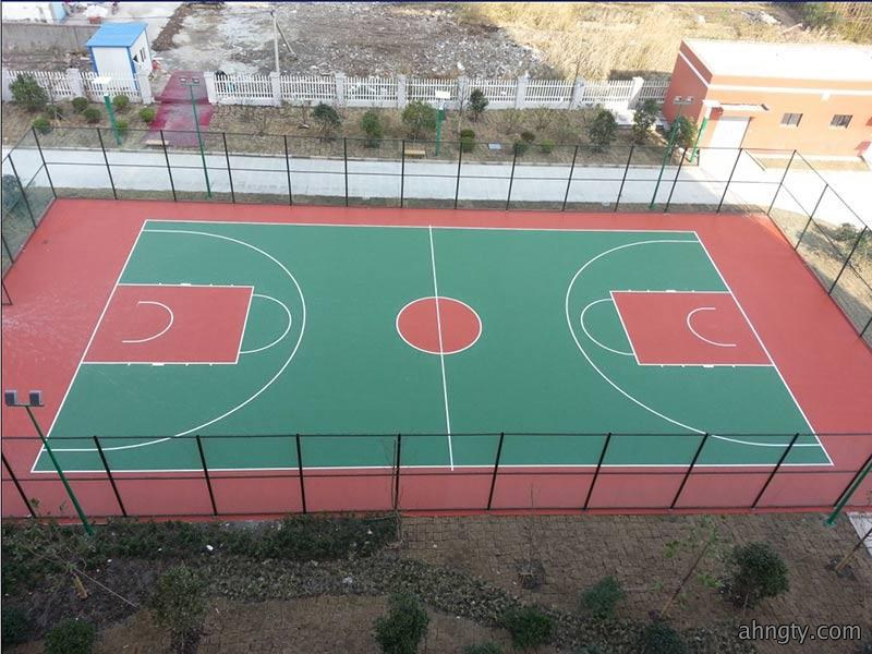合肥丙烯酸篮球场具有高性价比等优点